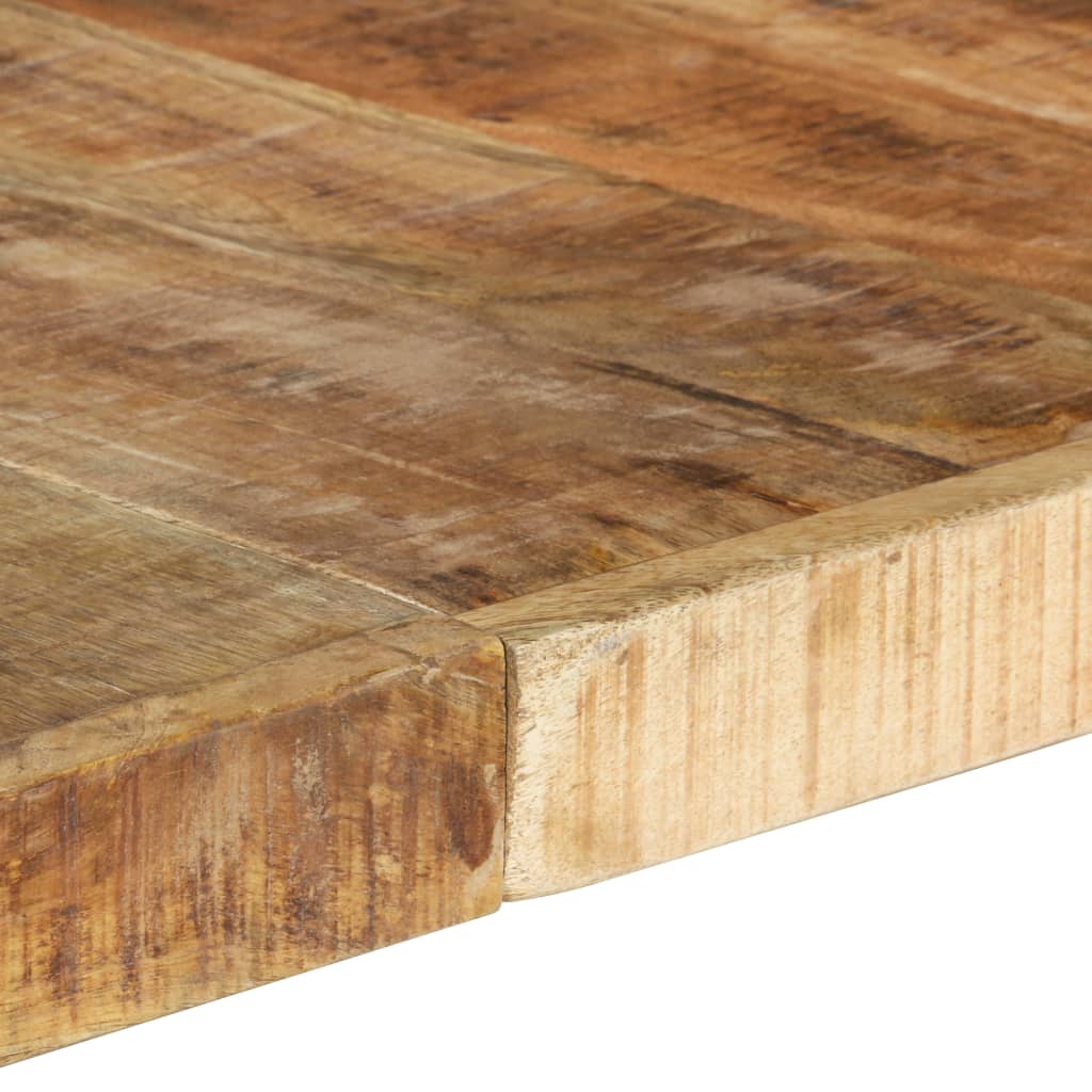 vidaXL Dining Table 55.1"x55.1"x29.5" Rough Mango Wood