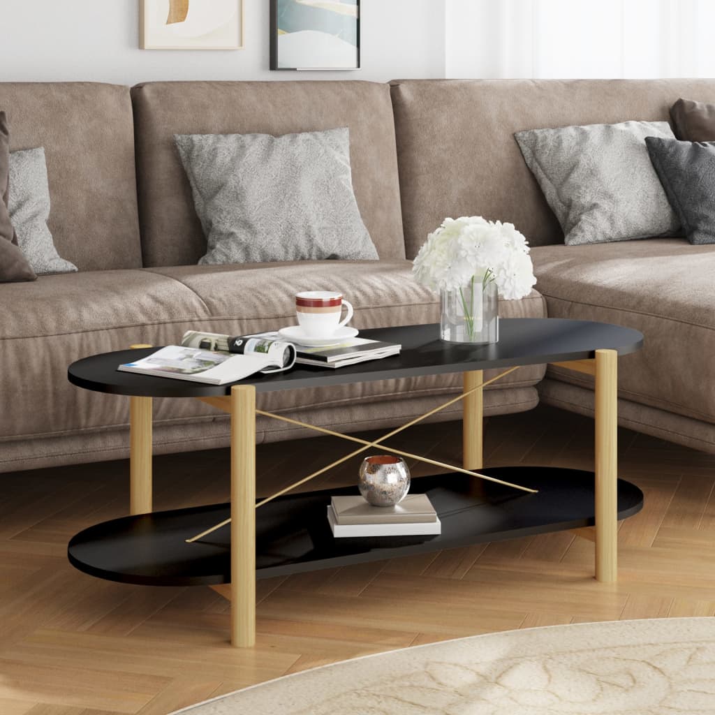 vidaXL Coffee Table Living Room End Table Accent Sofa Table Engineered Wood